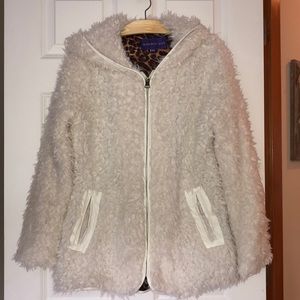 Hooded Fluffy Madden Girl Jacket